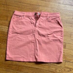 L.L. Bean Coral Colored Skirt